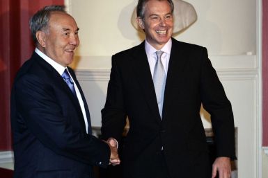 Blair and Nazarbayev