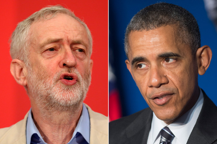 Jeremy Corbyn, Barack Obama