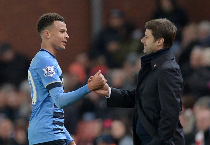 Dele Alli and Mauricio Pochettino