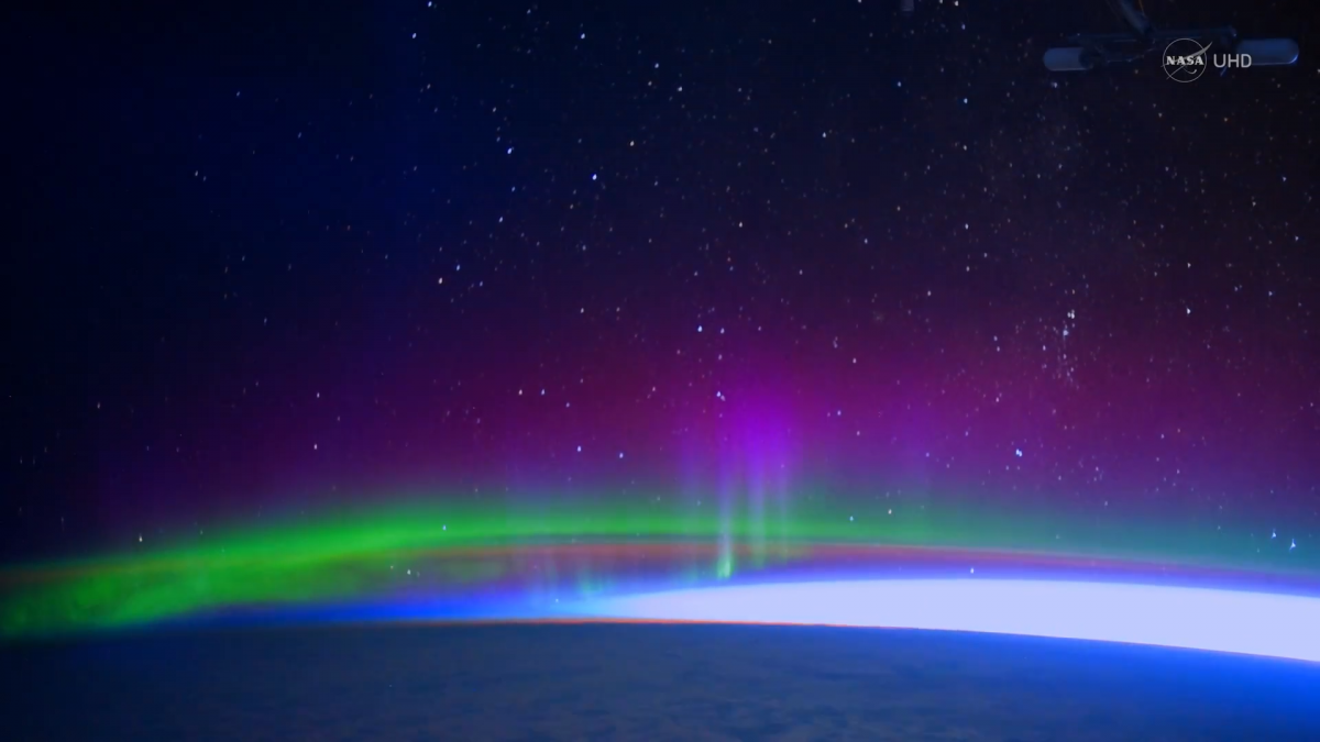 ISS Astronauts Capture Stunning 4K Footage Of Aurora Borealis | IBTimes UK