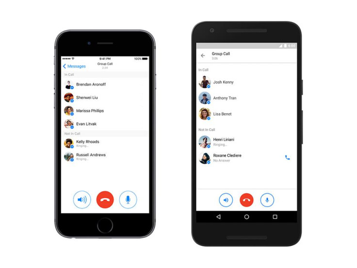 Facebook messenger launches group calling for up to 50 people