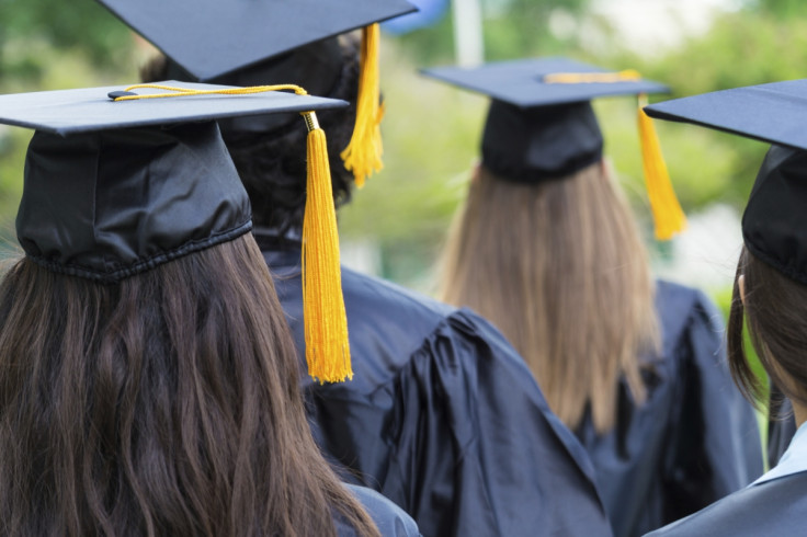 Students at a graduation