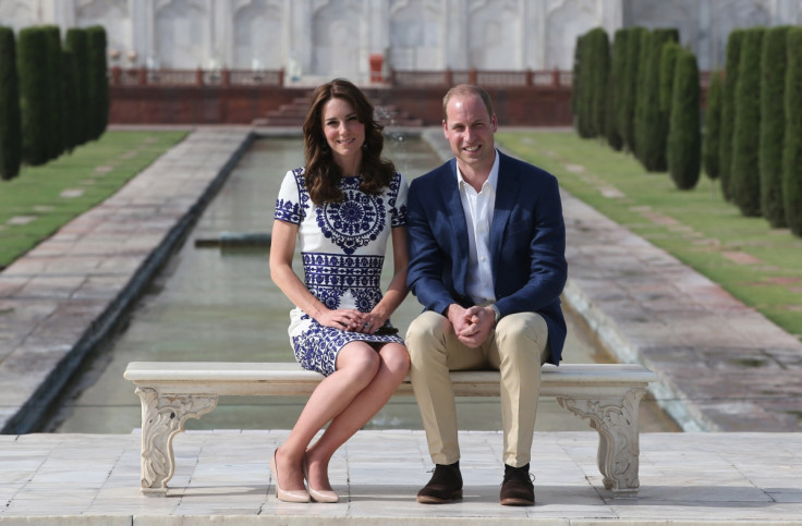 Duke and Duchess of Cambridge at theTaj