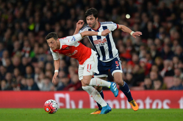 Mesut Ozil on the ball Mesut Ozil on the ball