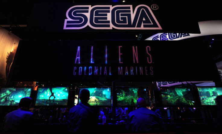 Sega Logo at E3 videogame extravaganza