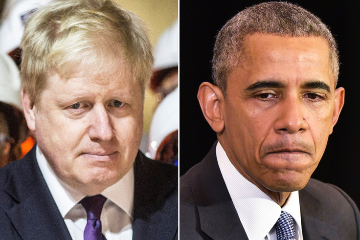 Boris Johnson, Barack Obama