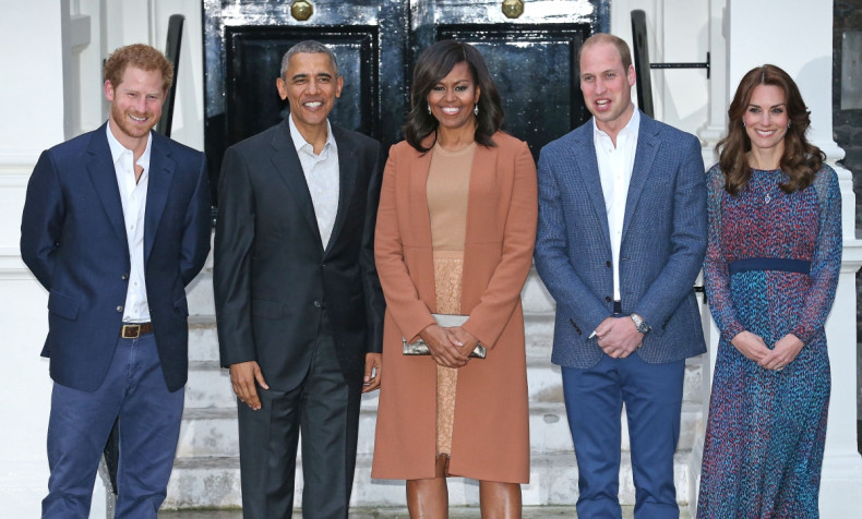 The Obamas Dine At Kensington Palace