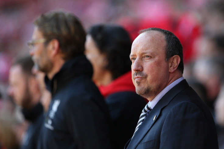 Jurgen Klopp (left) and Rafael Benitez