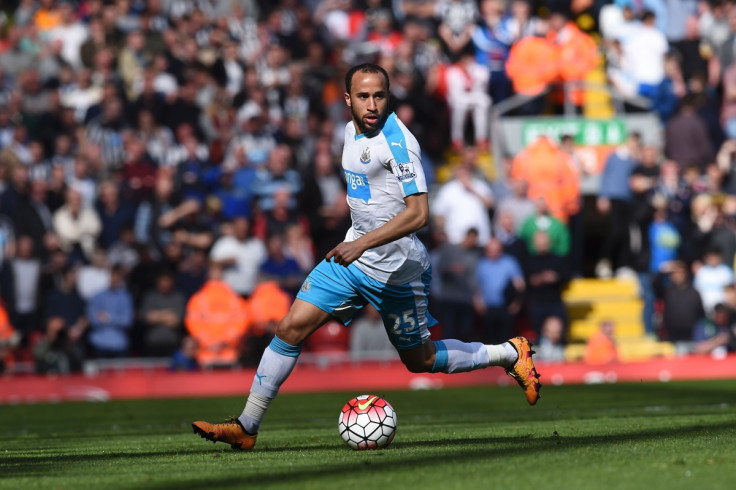 Andros Townsend on the ball for Newcastle