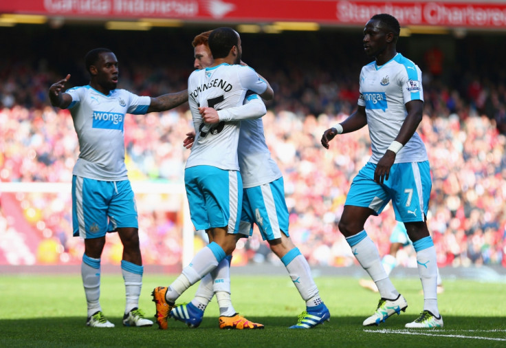 Newcastle players celebrate