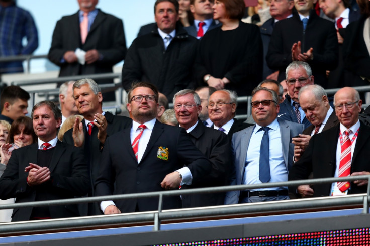 Sir Alex Ferguson in the stands