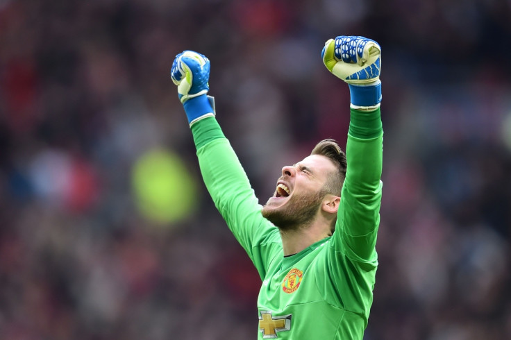 David De Gea celebrates