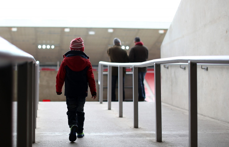 Fans walk into the Stadium ofLight