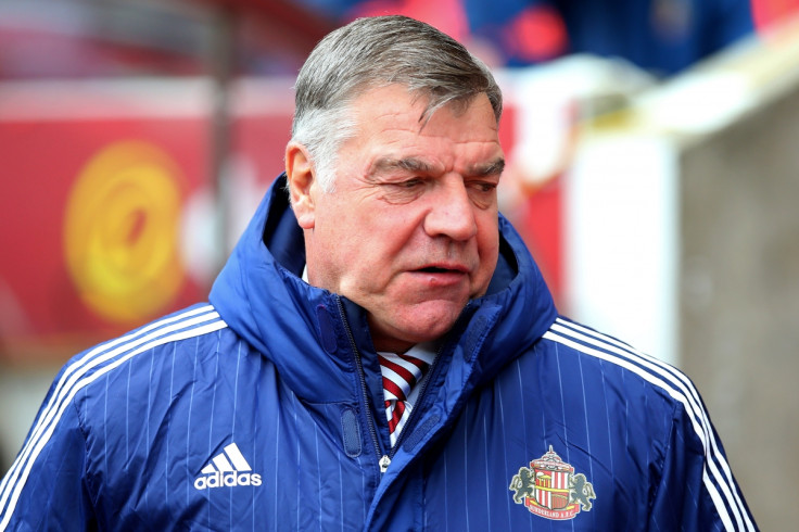 The Sunderland boss watches on