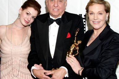 Anne Hathaway, Garry Marshall and Julie Andrews