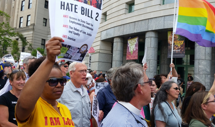 Anti LGBT bill protest