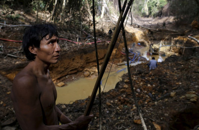 Amazon illegal gold mining