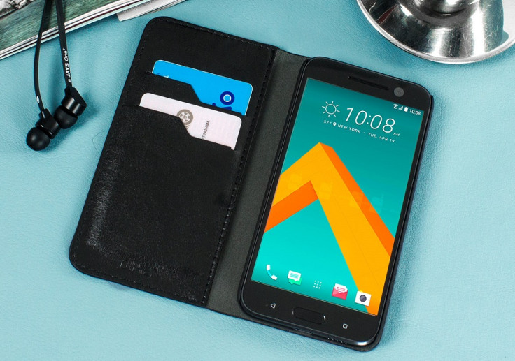 Olixar Leather Wallet HTC 10 case