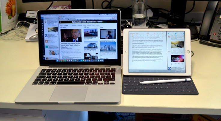 iPad Pro 9.7in and MacBook Pro 13.3in iPad Pro 9.7in and MacBook Pro 13.3in