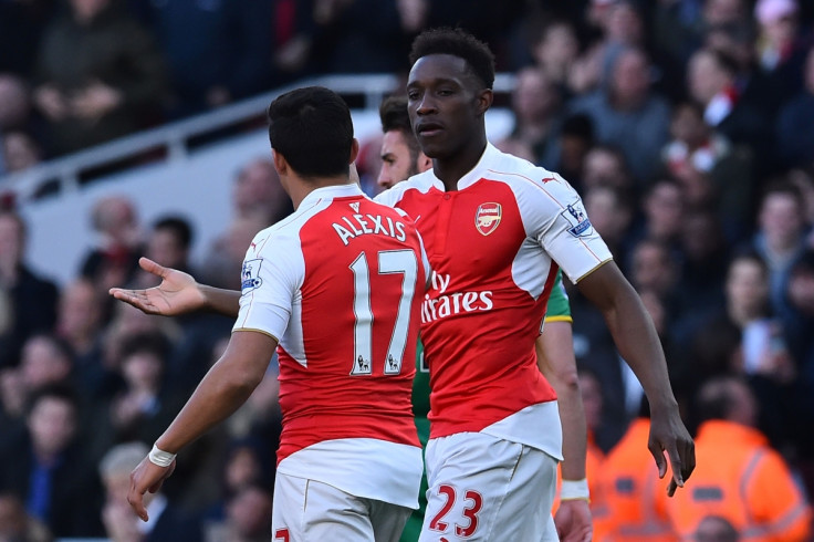 Welbeck celebrates his goal