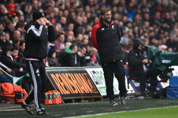 The managers on the touchline The managers on the touchline