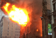 Church fire New York