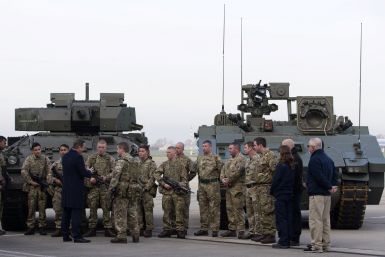 British Troops with PM Cameron