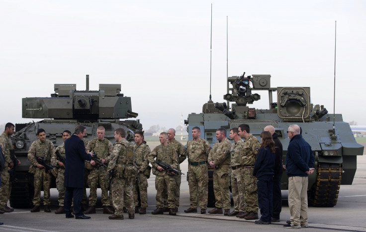 British Troops with PM Cameron