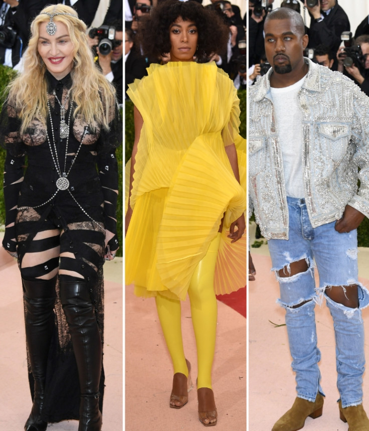 Madonna, Solange Knowles, Kanye West