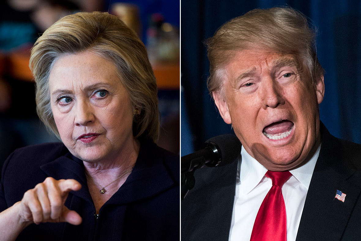 Hillary Clinton, Donald Trump