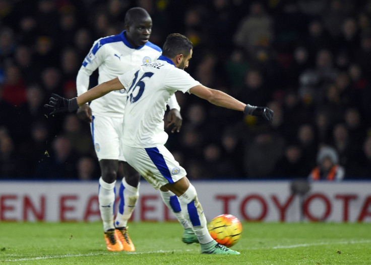 Kante (left) and Mahrez