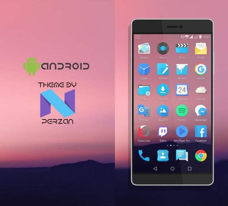 Android N theme for EMUI 3.1, EMUI4