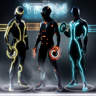 The futuristic Tron: Legacy suits