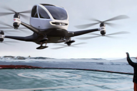 Ehang 184 autonomous drone for carrying humans