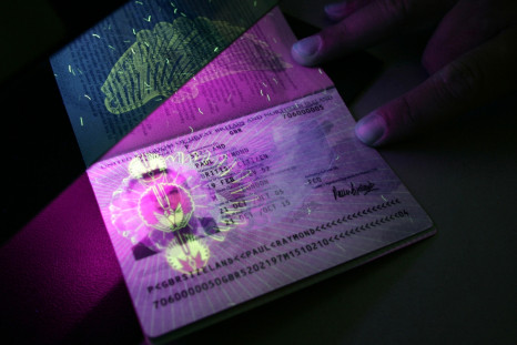 UK biometric passport