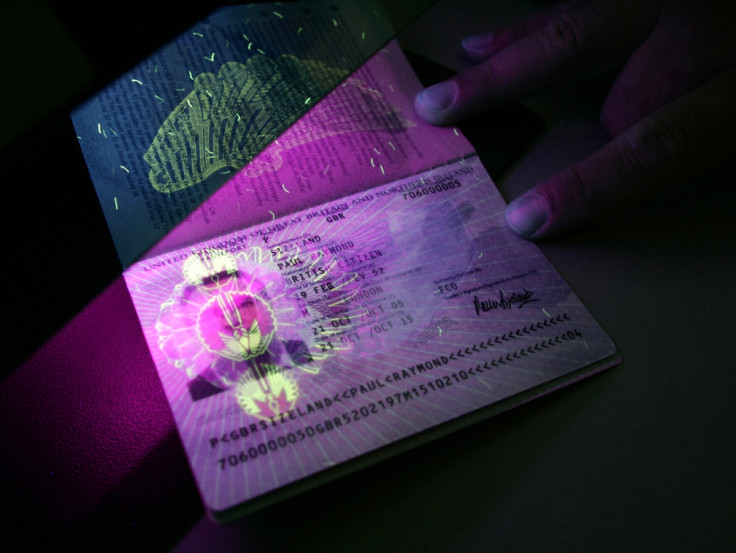 UK biometric passport