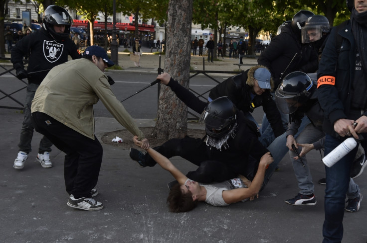 French plain clothes officers