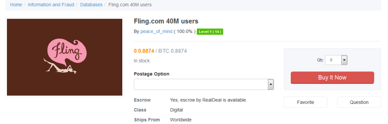 Fling.com Screenshot