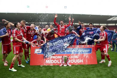 Middlesbrough promoted