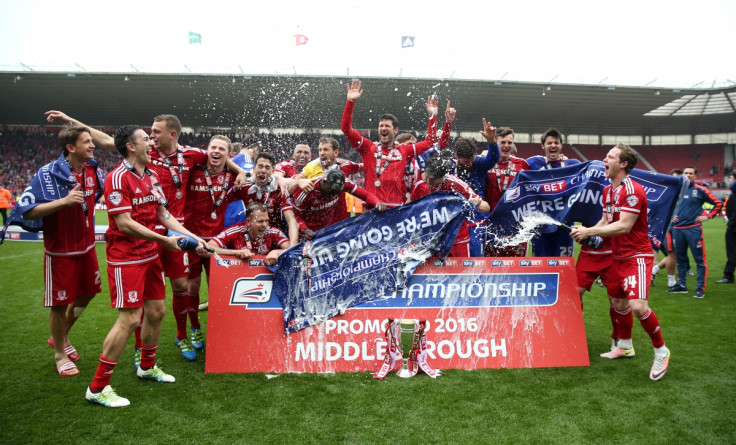 Middlesbrough promoted