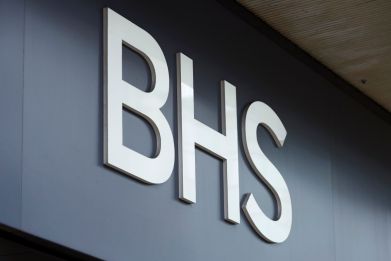 BHS store sign