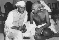 Jawaharlal Nehru and Mahatma Gandhi