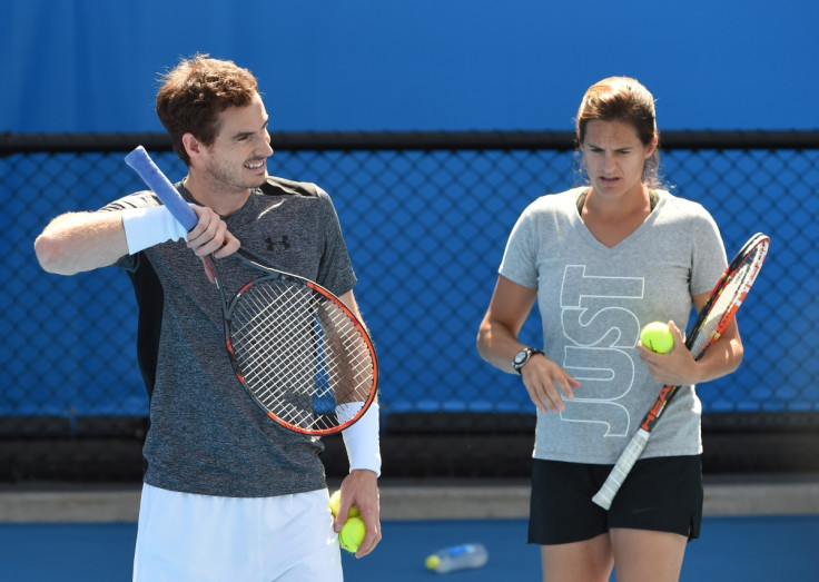 Andy Murray and Amelie Mauresmo