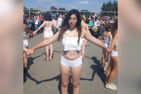 Female objectification protest