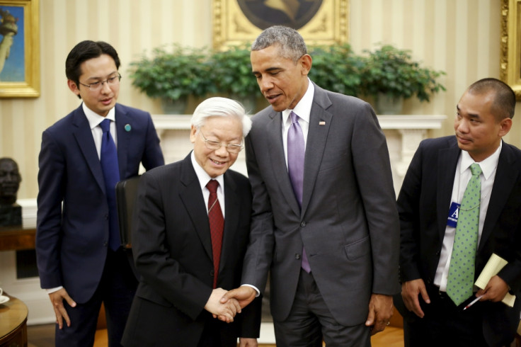 US with a Vietnamese leader