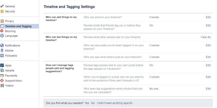 How to turn off Facebook's auto-tagging feature 