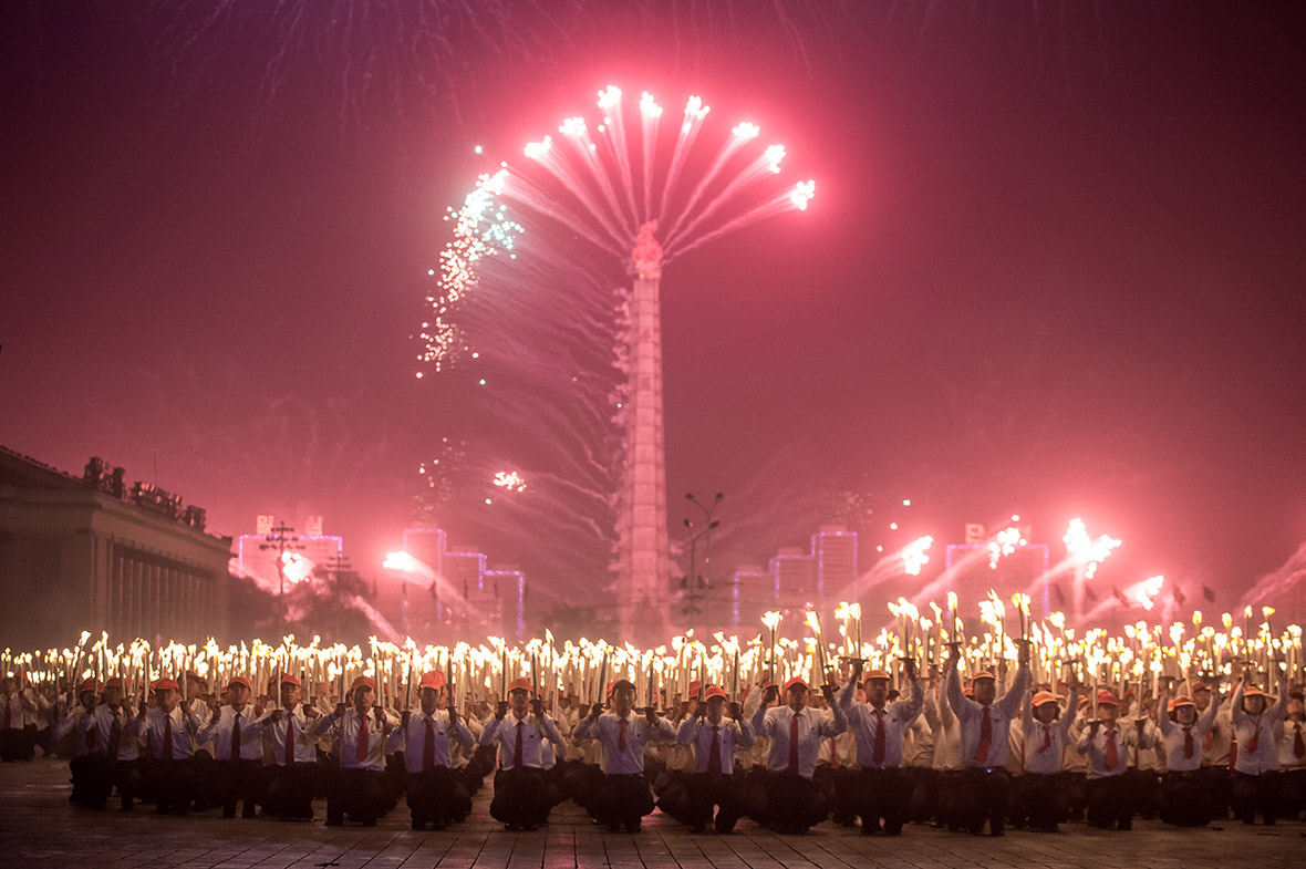 North Korea stages mass dance rally and concert for Kim Jong-un and