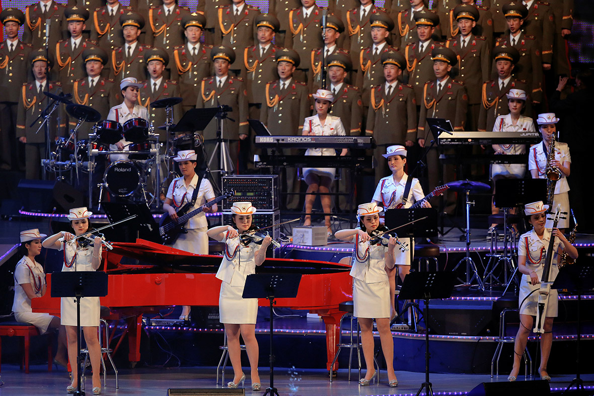 North Korea stages mass dance rally and concert for Kim ...