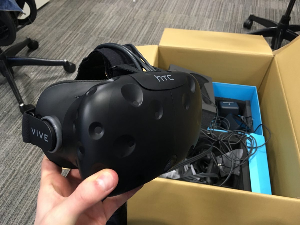 HTC Vive VR headset HTC Vive VR headset