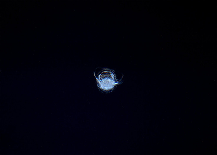 Chipped window on the ISS